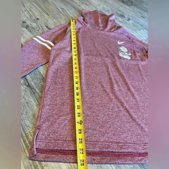 Nike Tops / Nike Washington State Cougars Pull Over Mock Neck Sweater - Picture 9 of 13